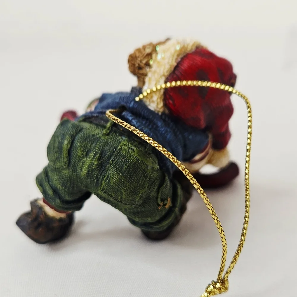 Boyds Bears Dangle Elfbearry Ornament 2003 Bearstone Collection Tis the Season